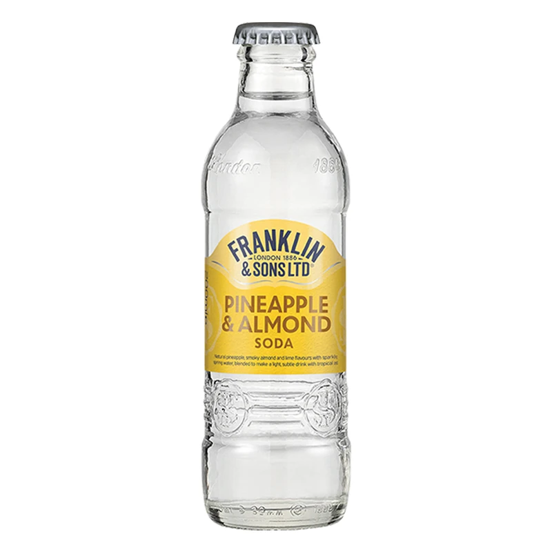 Franklin Pineapple & Almond Soda 24 x 200ml NRB - 55250144_1.jpg