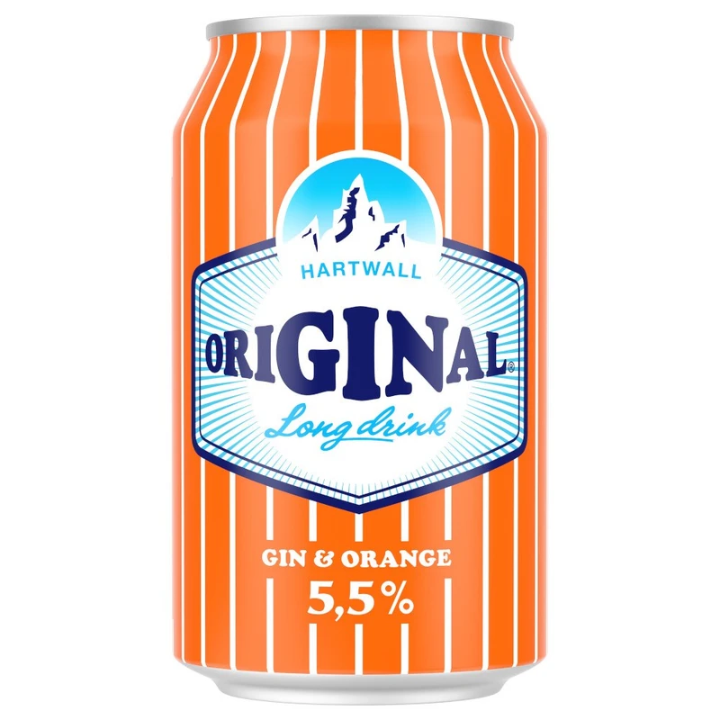 Hartwall Original Long Drink Gin & Orange 24 x 330ml