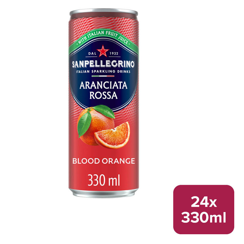 San Pellegrino Blood Orange Aranciata 24 x 330ml Cans - 59521029_B.jpg