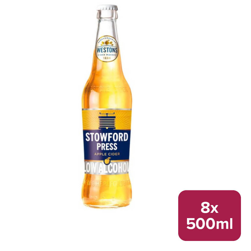 Stowford Press Low Alcohol Cider 0.5% 8 x 500ml NRB - 28040220_B.jpg