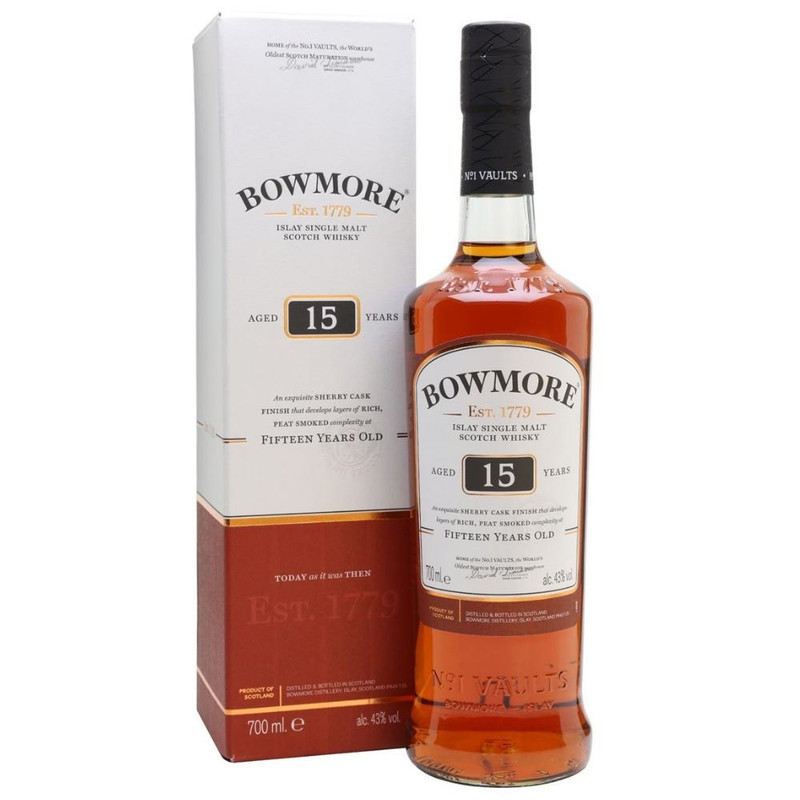 Bowmore 15 Year Old Single Malt Scotch Whisky 70cl NRB - 31123149_3.jpg