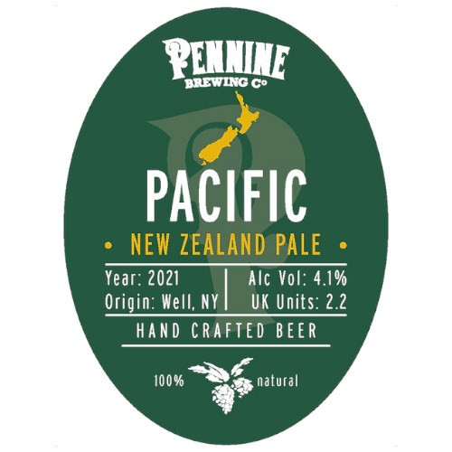 Pennine Pacific New Zealand Pale Ale 9G Cask