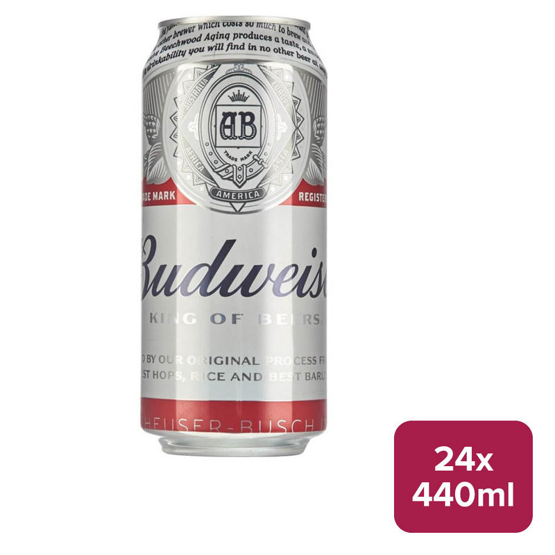 Budweiser Premium Lager 24 x 440ml Can - 19740006_B.jpg