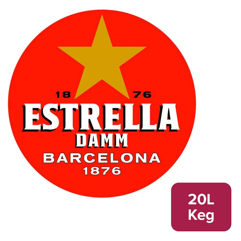 Estrella Damm Lager Draught Master 20L Keg - 19406703_B.jpg