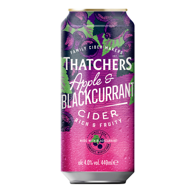 Thatchers Apple & Blackcurrant 24 x 440ml Can