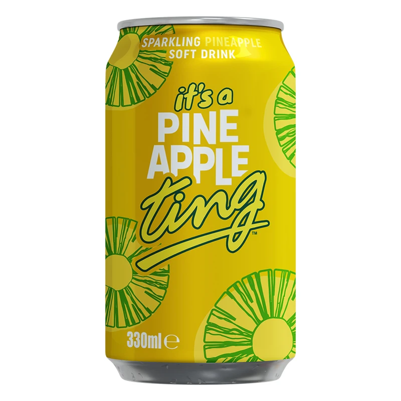 Ting Pineapple Soda 24 x 330ml Can