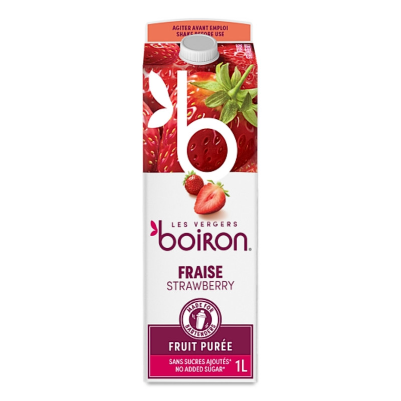 Boiron Strawberry Puree 6 x 1L Carton
