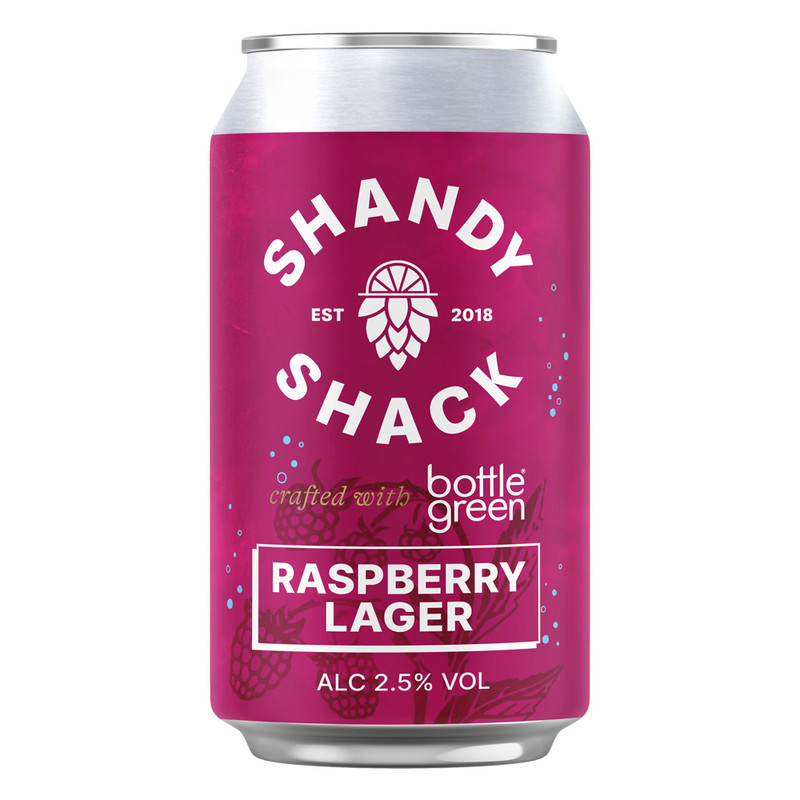 Shandy Shack X Bottlegreen Raspberry Lager 12 x 330ml Can