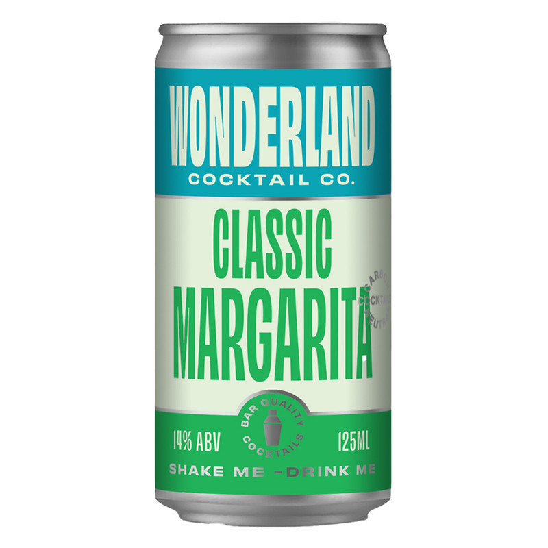 Wonderland Classic Margarita 12 x 125ml Can