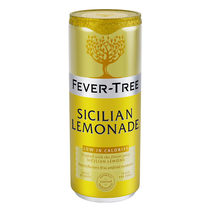 Fever-Tree Refreshingly Light Sicilian Lemonade 12 x 250ml Can