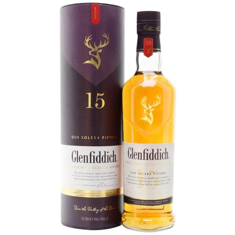 Glenfiddich 15 Year Old Solera Reserve Whisky 70cl NRB - 31010147_3.jpg