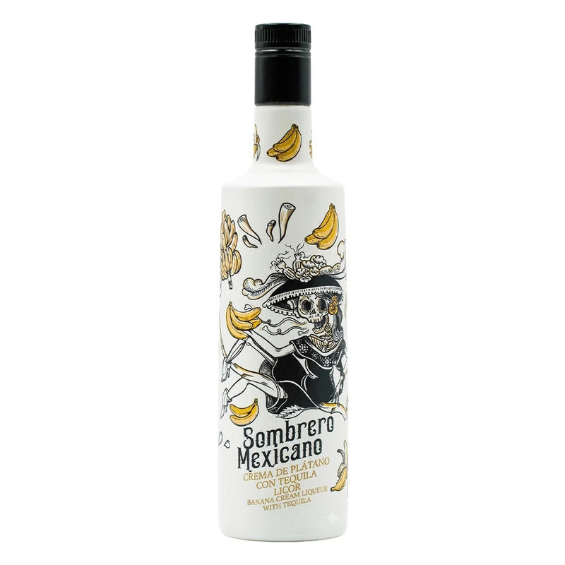 Sombrero Mexicano Banana Cream Liquor With Tequila 70cl NRB - 32071010_1.jpg