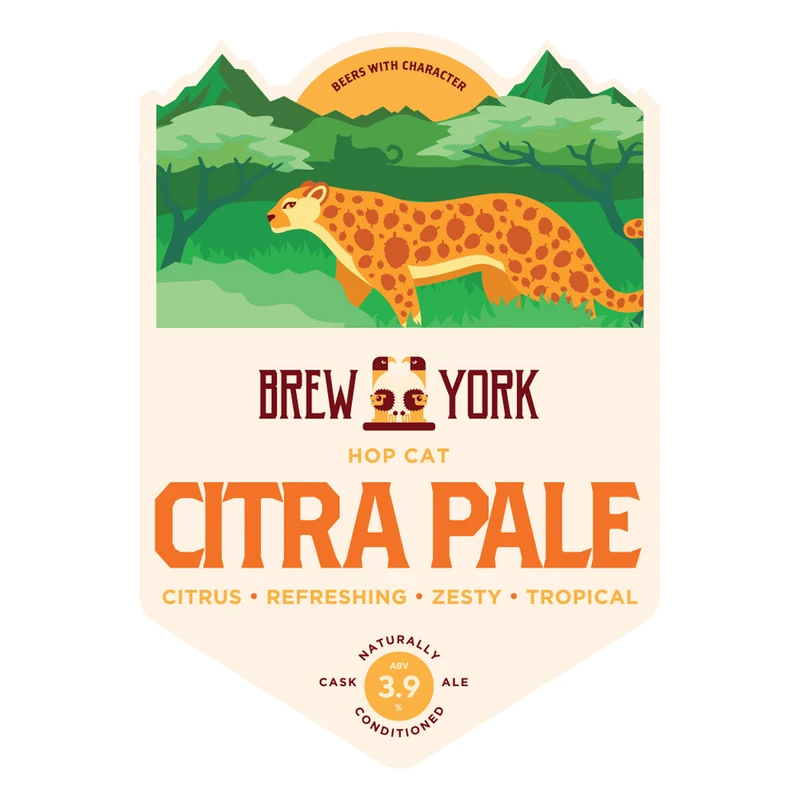 Brew York Hop Cat Citra Pale 9G Cask 3.9%
