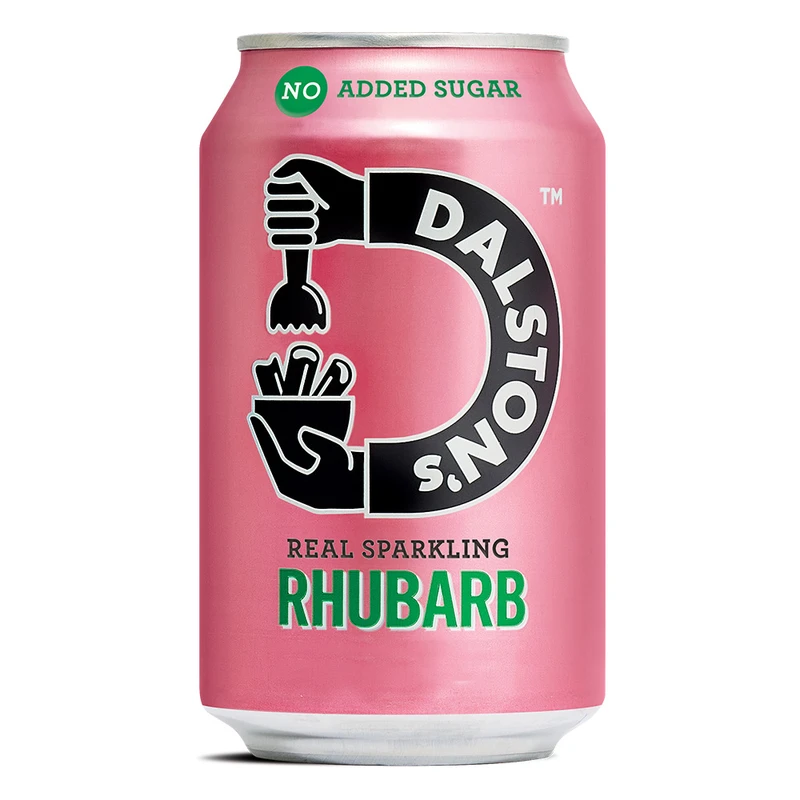 Dalston's Rhubarb Sparkling 24 x 330ml Can