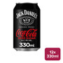 Jack Daniel's & Coca-Cola Zero Sugar 12 x 330ml Can - 36658781_B.jpg