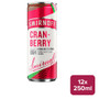 Smirnoff No. 21 Red Label Vodka & Cranberry 12 x 250ml Can - 36019847_B.jpg