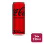 Coca-Cola 'Coke' Zero 24 x 330ml Slim Can - 58310031_B.jpg