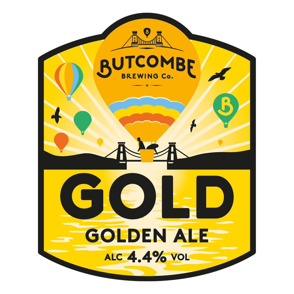 Butcombe Wave Rider Badges Butcombe Gold 9G Cask - LWC eCatalog