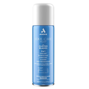 Andis Cool Care Plus for Clipper Blades 5-in-1 Spray 15.5oz Andis Cool Care Plus for Clipper Blades 5-in-1 Spray 15.5oz