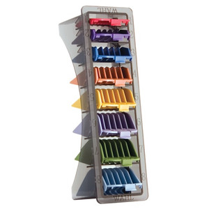 WAHL Assorted Color Clipper Guides & Tray WAHL Assorted Color Clipper Guides & Tray
