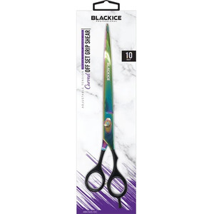 Black Ice Stylish Off Set Grip Holo & Black Curved 10" Shear