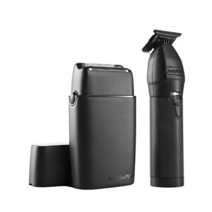 BaByliss Pro LimitedFX Blue & Black Trimmer & Double Foil Shaver
