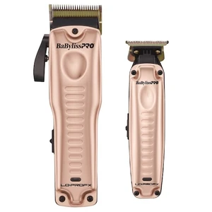 BaByliss PRO LO-PROFX Rose Gold Cordless Clipper & Trimmer