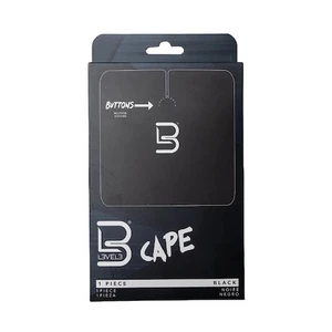 L3vel3 Professional Black Barber Cape