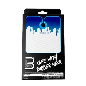 L3vel3 Professional Rubber Neck White Kray w/ Blue Drip Cape
