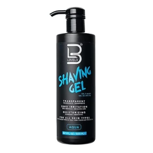 L3vel3 Aqua Transparent Shaving Gel- 16.9oz