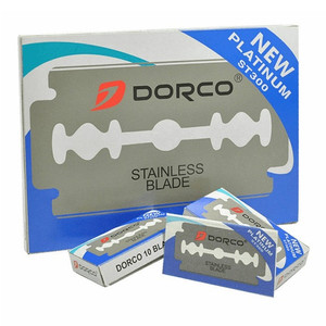 Dorco Stainless Double Edge Razor Blade Blue 100ct