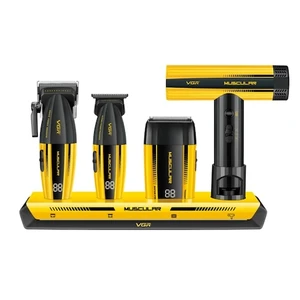 VGR Muscularv 4-in-1 Clipper/Trimmer/Shaver/Dryer Set
