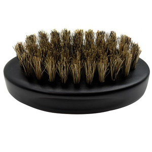 Black Ice Beard Hard Natural Bristle Palm Brush Black Ice Beard Hard Natural Bristle Palm Brush