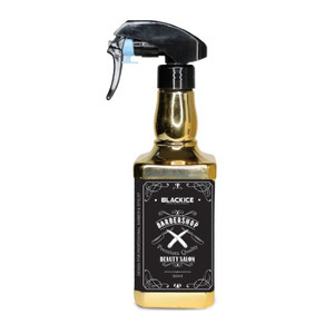 Black Ice Barber Shop Spray Bottle Gold 16.9oz Black Ice Barber Shop Spray Bottle Gold 16.9oz