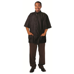 Black Ice Barber Jacket Black Size Medium