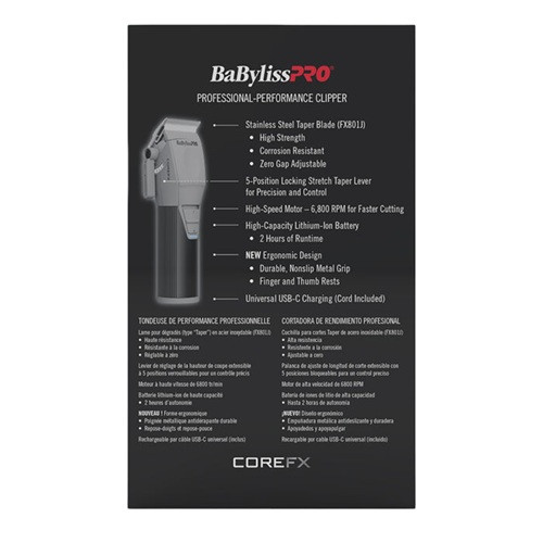BaByliss PRO CoreFX Cordless Clipper - Top Deals!
