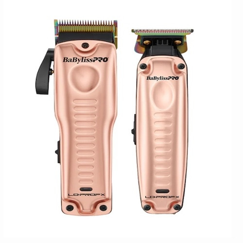 BaByliss PRO LO-PROFX Rose Gold Cordless Clipper & Trimmer