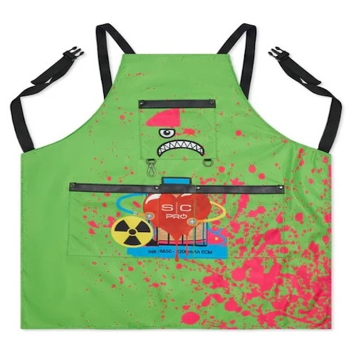 Stylecraft Pro Studio Radioactive Green Barber/Stylist Apron