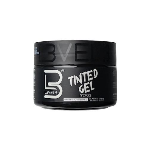 L3vel3 Black Tinted Hair Gel- 8.45oz