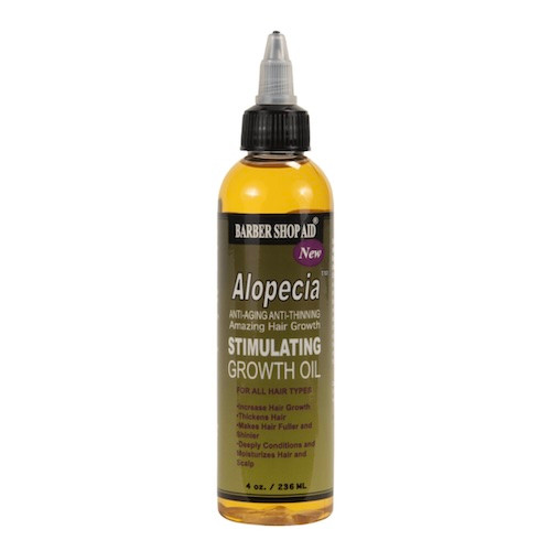 Barber Shop Aid Alopecia Anti-Thinning/Aging Stimulating Growth Oil 4oz