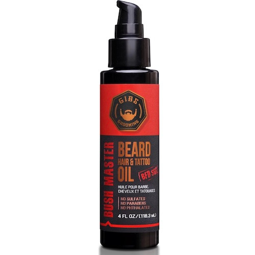 Gibs Bush Master Beard Hair and Tattoo Oil 4oz