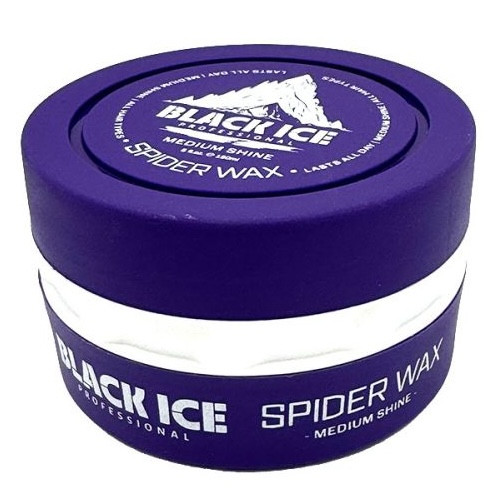 Black Ice Medium Shine Spider Wax 5oz