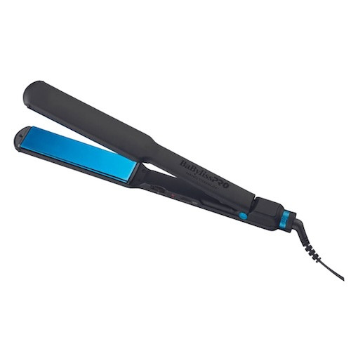BaByliss PRO Nano Titanium 1 1/2" Ultra Thin Black/Blue Flat Iron