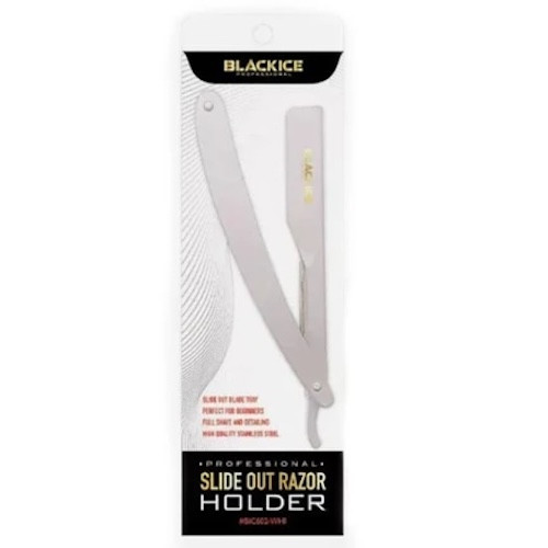 Black Ice Slide Out Razor Holder White