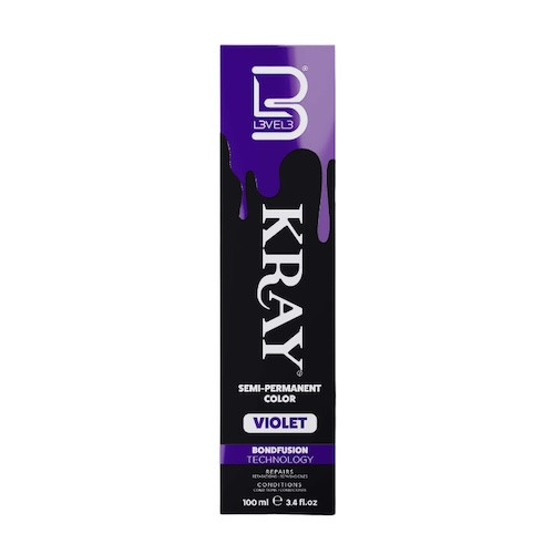 L3vel3 Kray Semi Permanent Color Violet 3.4oz