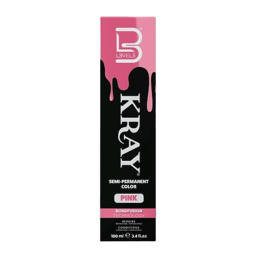 L3vel3 Kray Semi Permanent Color Pink 3.4oz