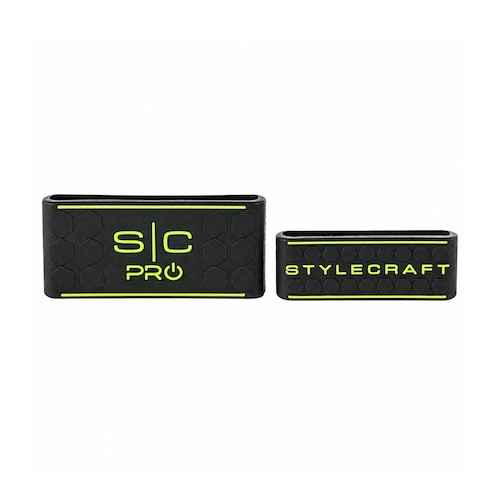 Stylecraft  Clipper & Trimmer Grip Bands Black/Green
