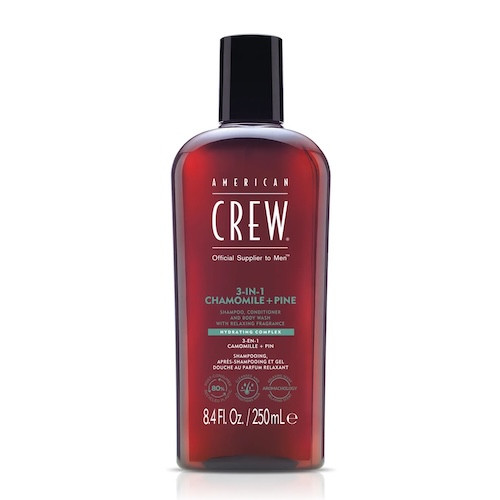 American Crew 3-in-1 Chamomile + Pine Shampoo, Conditioner, & Body Wash 8.4oz
