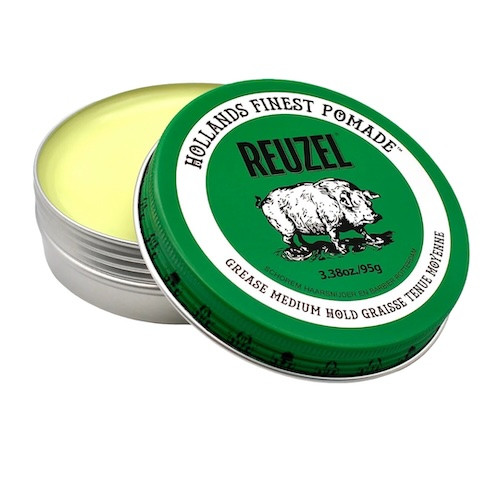 Reuzel Medium Hold Grease Pomade Green 3.38oz