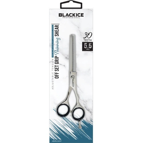 Black Ice Off Set Grip 5.5" Thinning Shear